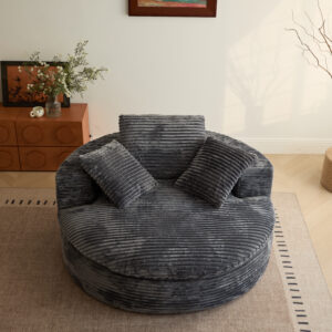 Double-Layer Round Reading Chair